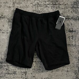 Apana Black Athletic Men's Shorts
